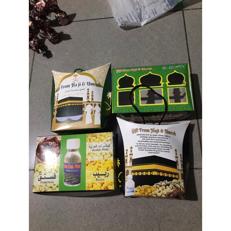 

( Isi 50 PCS ) Kardus Oleh Oleh Haji dan Umroh Dus Tali dan Dus Kotak