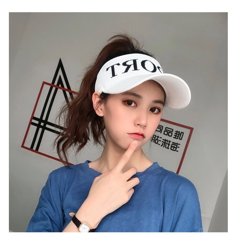 Topi Golf Tennis Wanita Rajut NEWST BasBall Motif SPORT Senam Santai