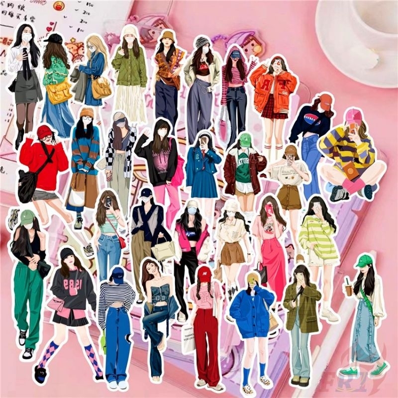 

Happynsyjournal 10pcs girls sticker