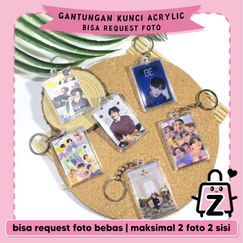 GANTUNGAN KUNCI ACRYLIC CUSTOM FOTO | KEYCHAIN CUSTOM