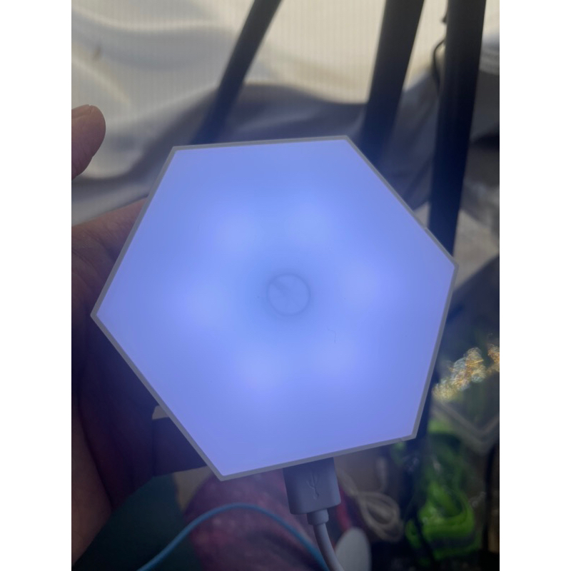 [OBRAL RIJEK] Lampu Hias Hexagonal LED RGB Touch Sensor 10 PCS - HD004