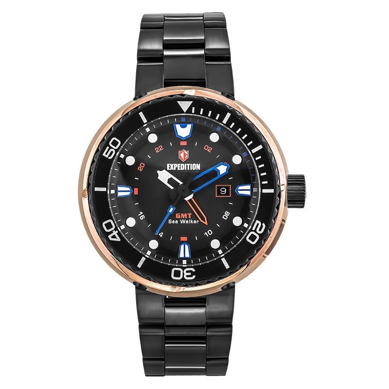 JAM TANGAN PRIA EXPEDITION E 6727 DIVER ORIGINAL hitam rosegold GARANSI RESMI 1 TAHUN