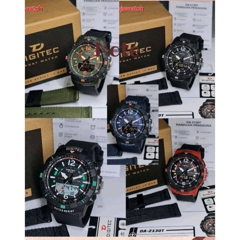 Jam tangan digitec DA2130T Analog-digital