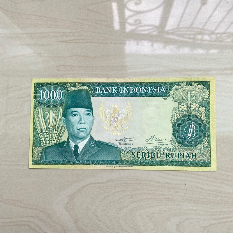 UANG KUNO SERI SOEKARNO 1000 RUPIAH TAHUN 1960