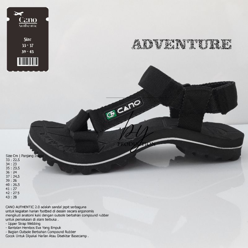 Sandal Gunung Cano AUTHENTIC New