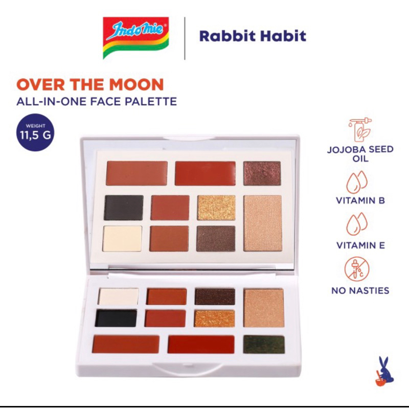 Face Palette Indomie x Rabbit habit Over The Moon