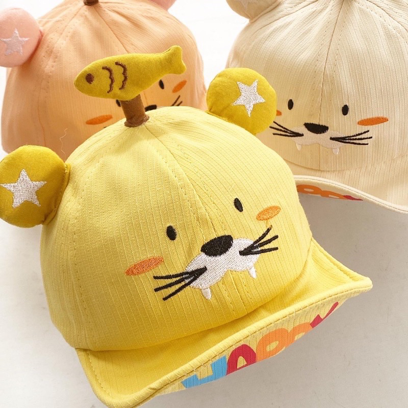 Topi Baby Import Anak Happy Seagull 3D