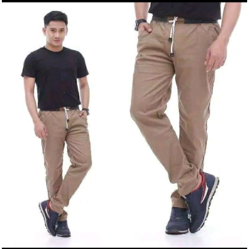 celana panjang pria chino celana chino panjang murah celana panjang rip pinggang karet