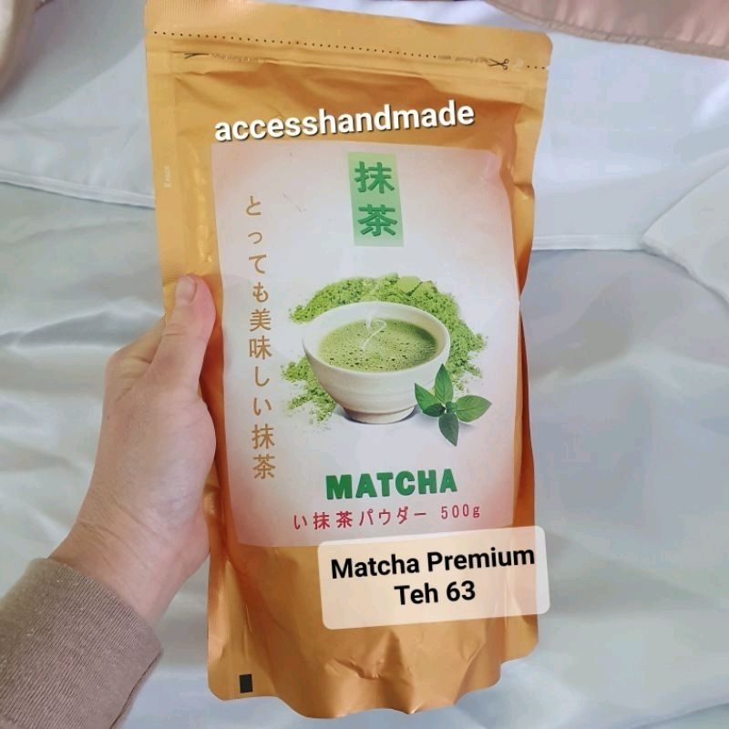 

Matcha Premium Powder 500gr Teh 63 100% Green Tea bubuk minuman PREMIUM QUALITY