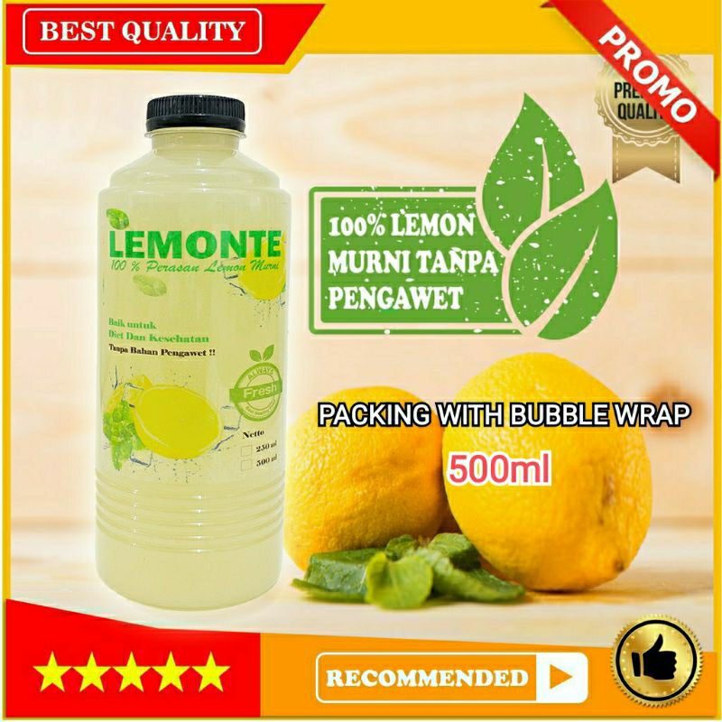 

LEMONTE sari lemon fresh 500ml untuk diet dan detox