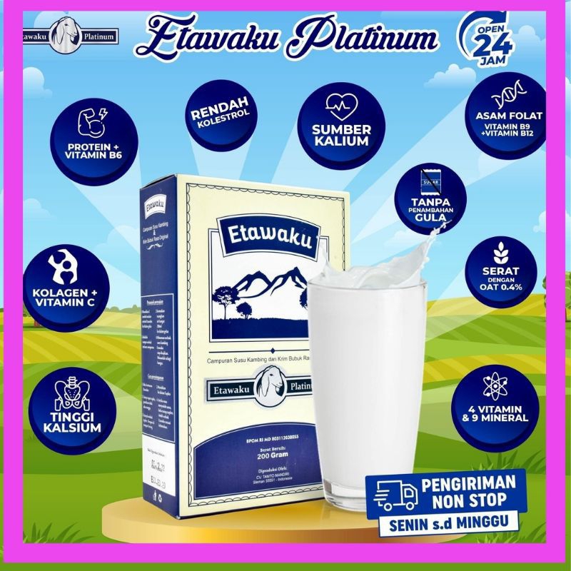 Etawaku Platinum Asli Original / Susu Kambing Etawa Asli
