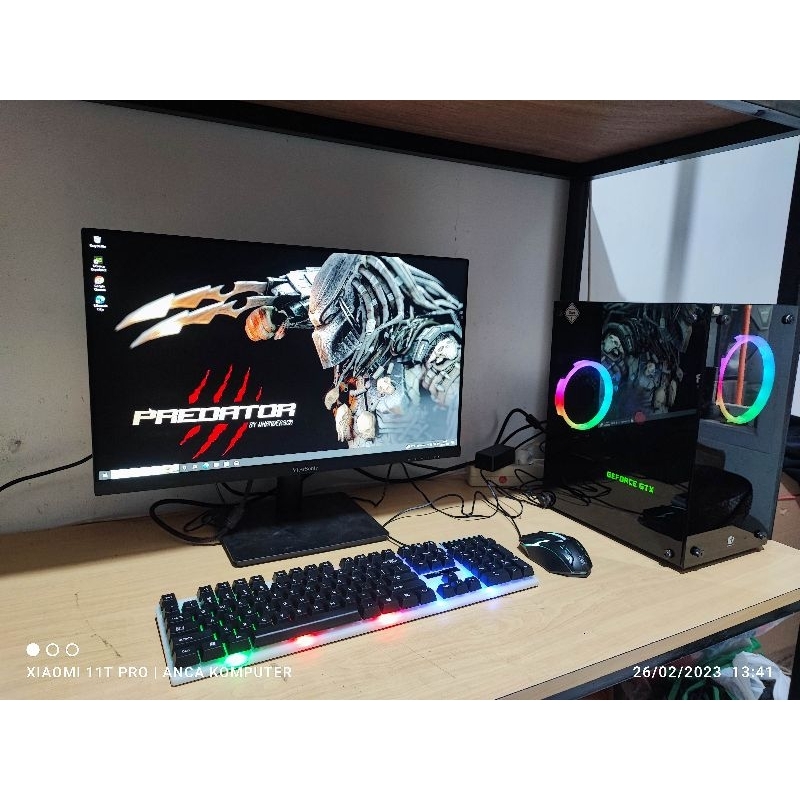PC Rakitan i3 10100 ft gtx 980 Gaming /LIVE STREAMING / RENDERING / Desain Grafis  fulset
