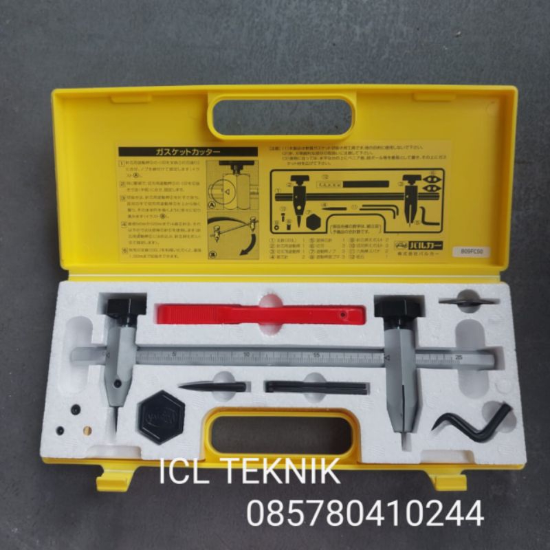 

Valqua Gasket Packing Cutter 10 mm 540 mm Alat Potong Packing Japan