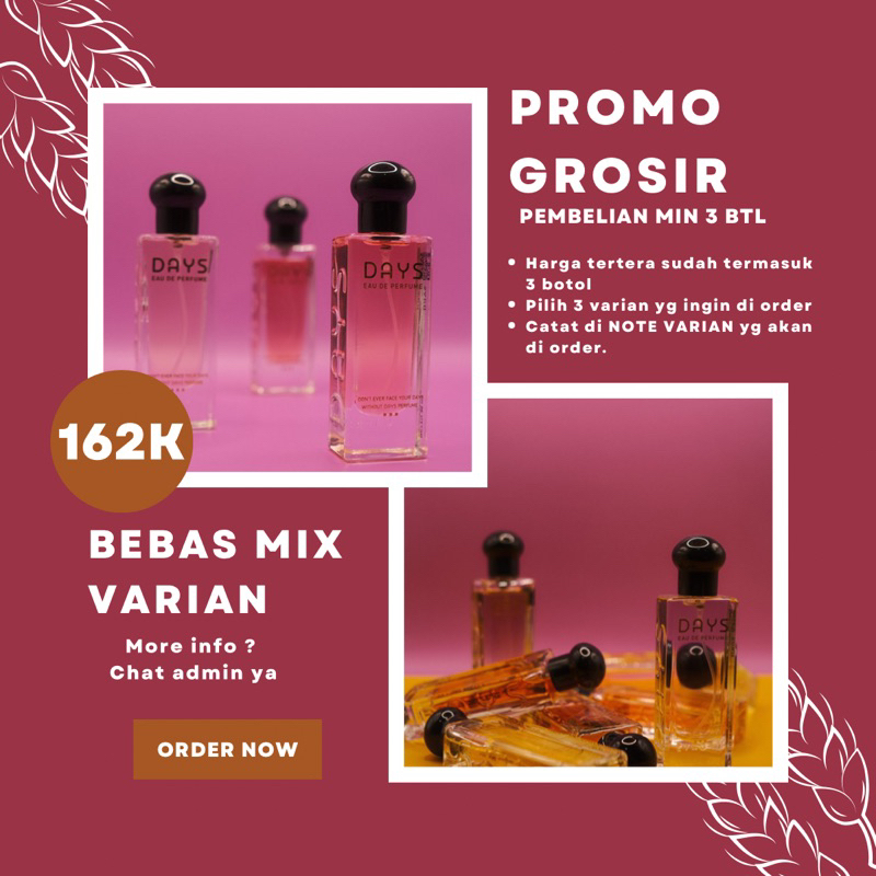 DAYS PARFUME - DAYS PARFUME SUPPLIER - RESELLER - DISTRIBUTOR