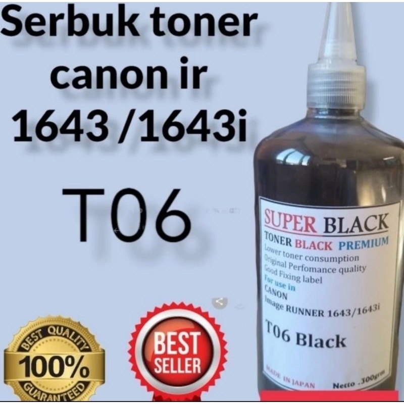 Serbuk Refil toner canon T06 ir1643 ir1643i ir1643ii