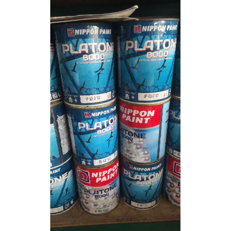 Cat Platone 1kg / Cat Minyak Kayu dan Besi Nippon paint 0.85L / Platone 8000 0.85l
