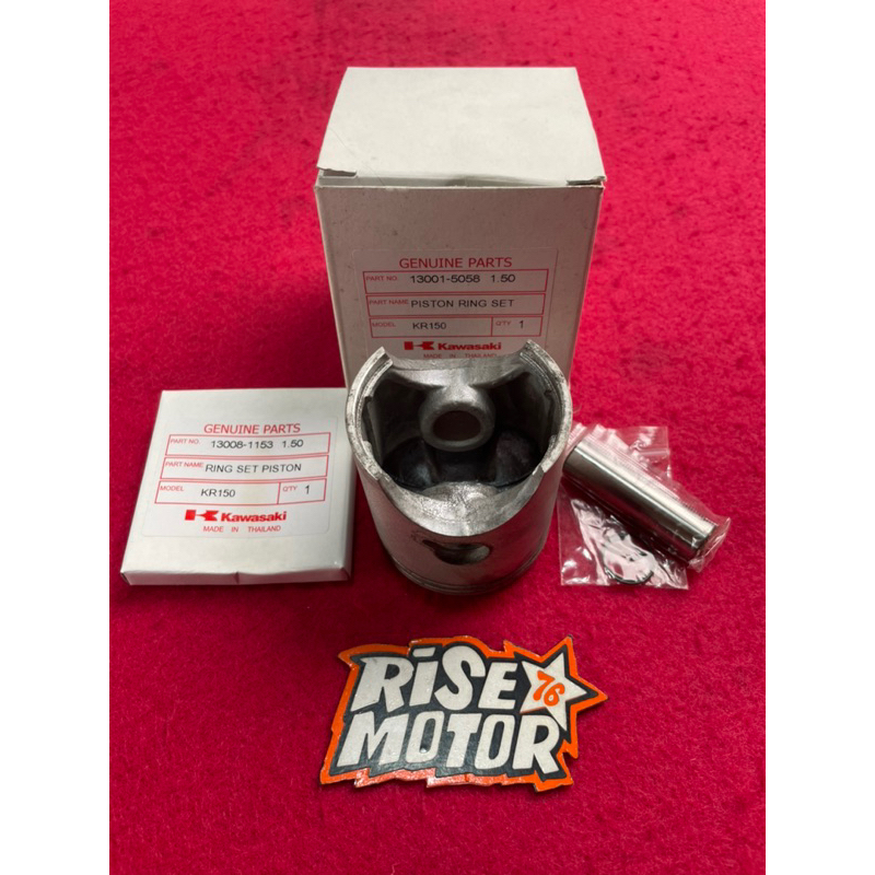 Piston Kit Ninja 150 size 150 uk 60.5 pen 15