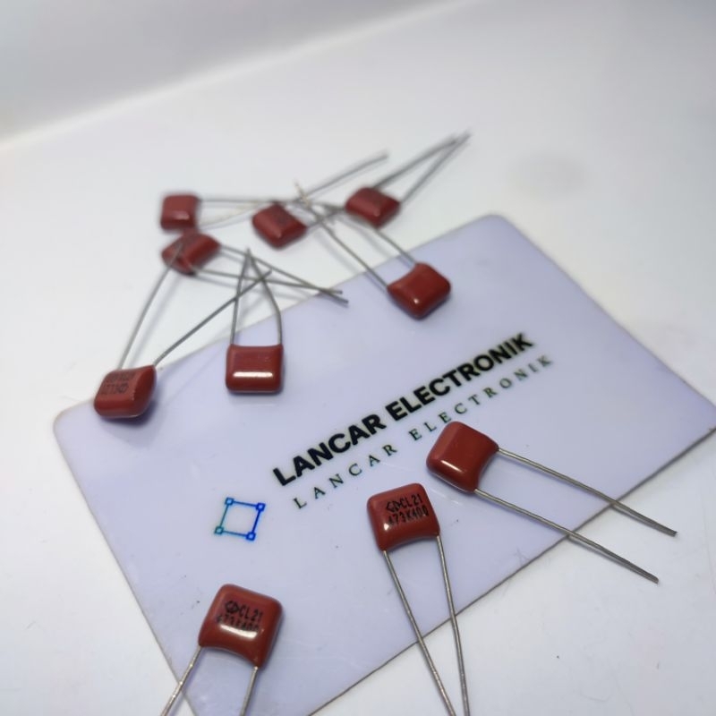 Capasitor Milar 473K 400V / Kapasitor Milar 473 K 400 V Mylar Original