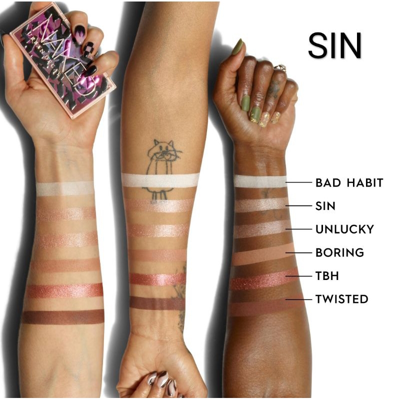 UD NAKD MINI PALETTE ( HALF BAKED , FOX , SIN ) EYESHADOW PALETTE