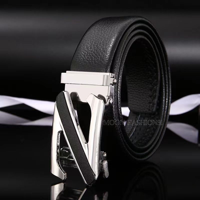 Ikat Pinggang Pria import Tipe Rel Men Belt Gesper Pria Sabuk Mewah Men Belt  - 017