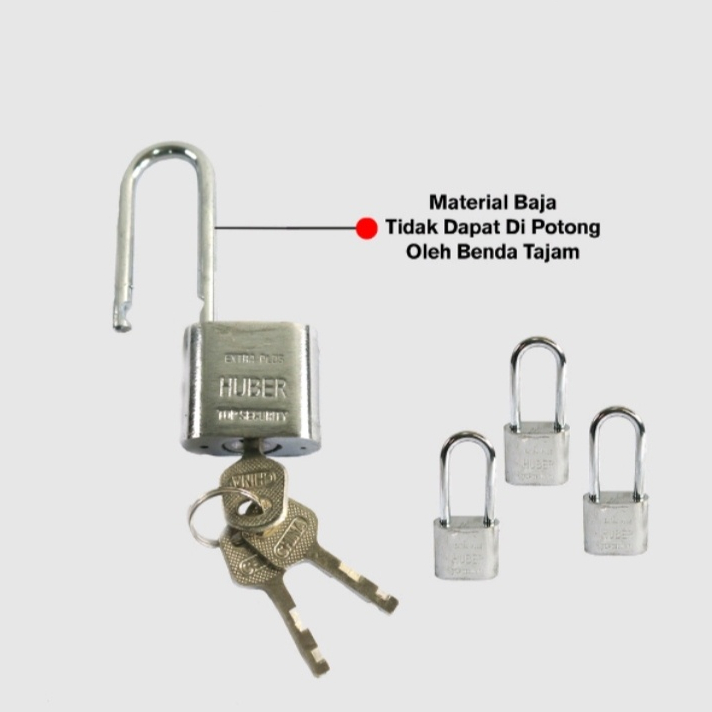 Kunci Gembok Rumah 30 L Leher Panjang Iron Pad Lock