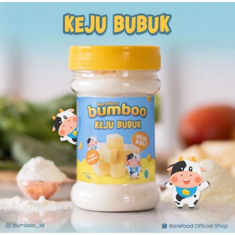 Barefood Bumboo Kaldu MPASI / Keju Bubuk / Abon Anak