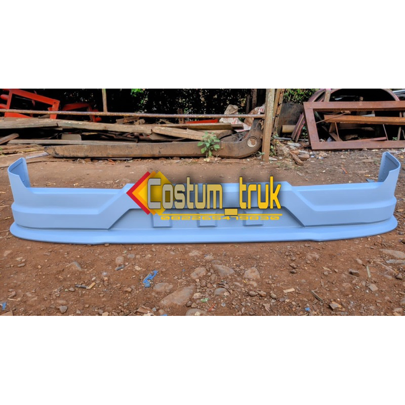 Spoiler atau tambahan bemper canter dll plat besi