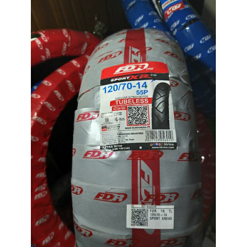 ban motor PCX tubeless FDR 120/70 RING 14 sport xr evo