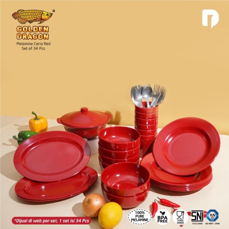 Alat Makan Set Melamin