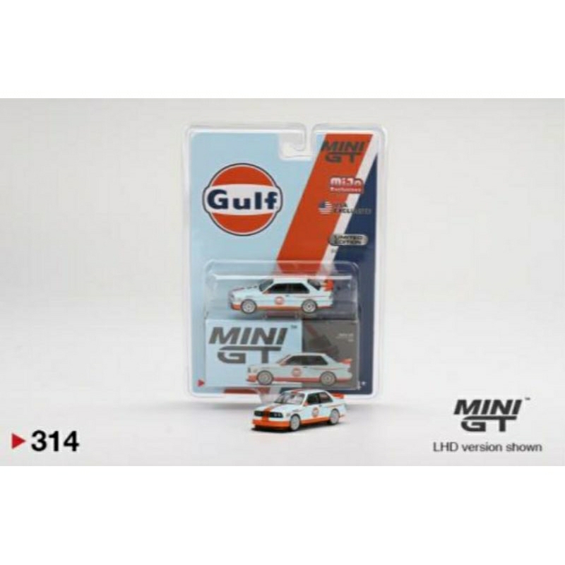 Minigt Skala 1:64 MGT00314MJ BMW M3 E30 Gulf Racing