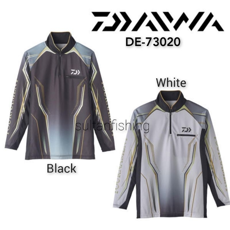 Jersey Mancing DAIWA DE 73020 BLACK | Kaos Mancing Original