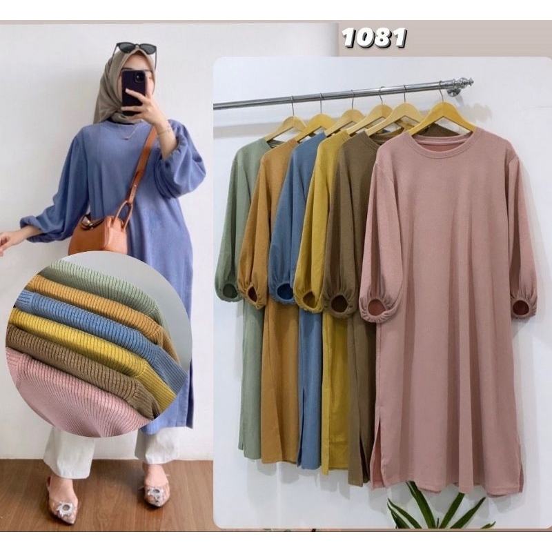 TUNIK KUYIFEI TUNIK OVERSIZE TUNIK TANGAN BALON