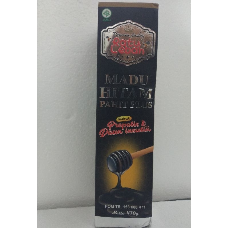 

madu hitam pahit plus ratu lebah