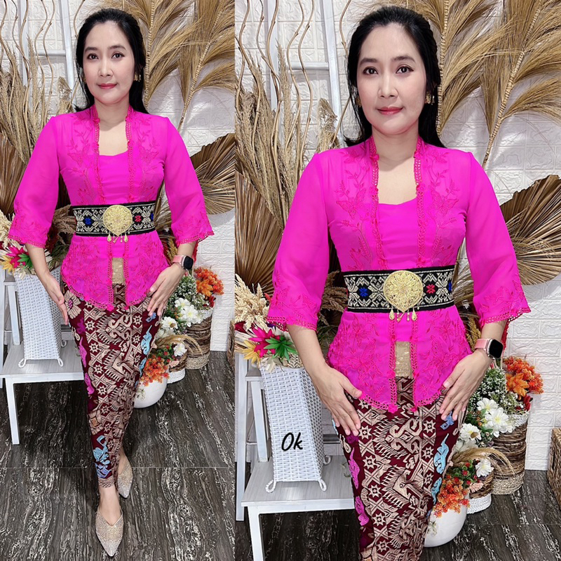 baju bordiran motif padi