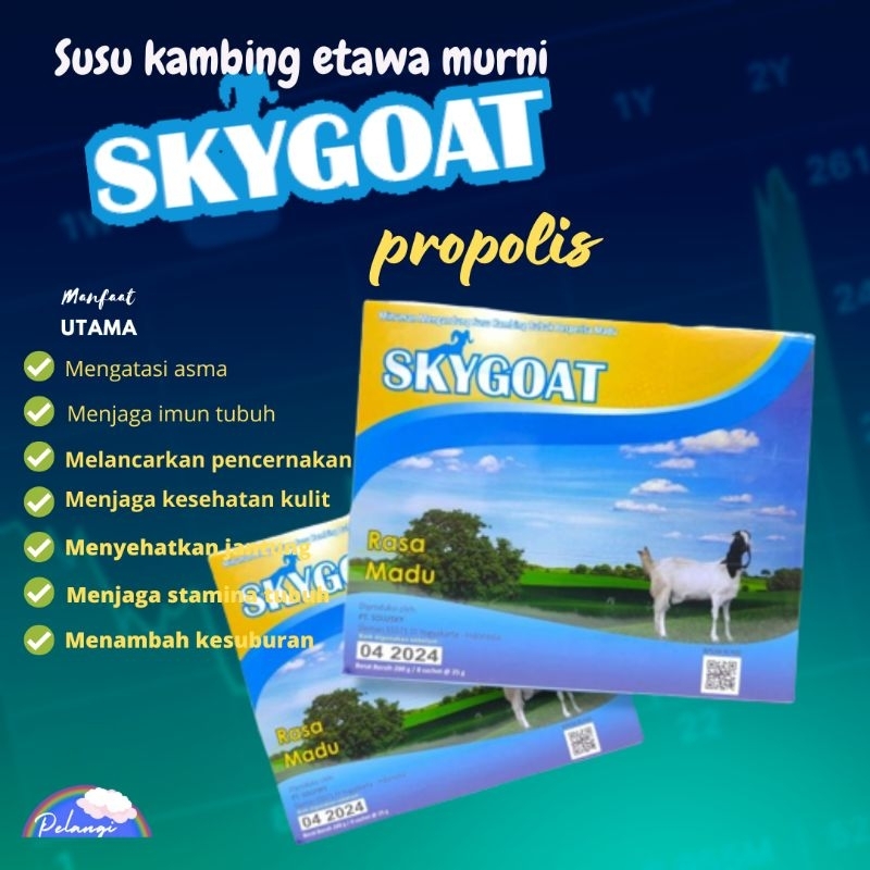 

Susu kambing etawa murni Skygoat propolis madu