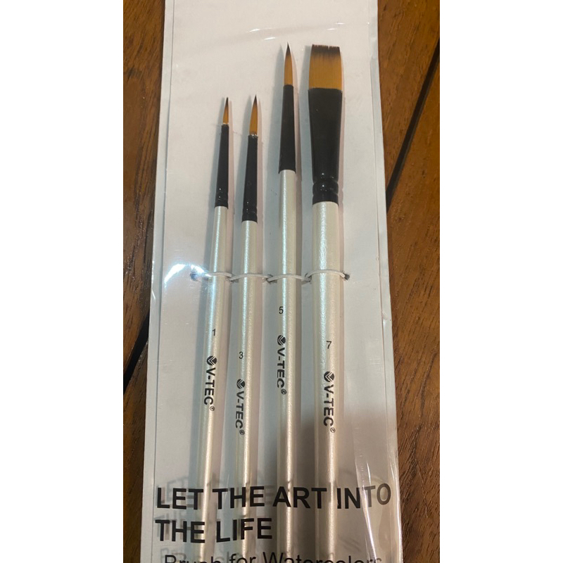 

Brush Kuas Cat Air Lukis Merk V-Tec Set 4 A0286-4 RB9