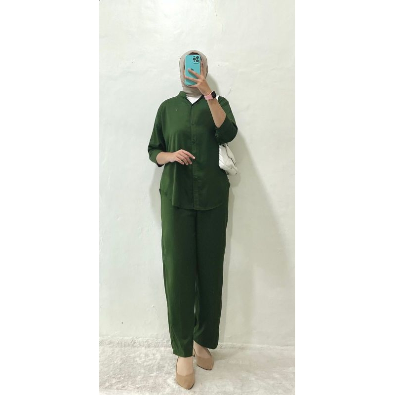 SET PAJAMAS, ONE SET, PAJAMAS POLOS, BAJU TIDUR POLOS, BAJU SANTAINYA