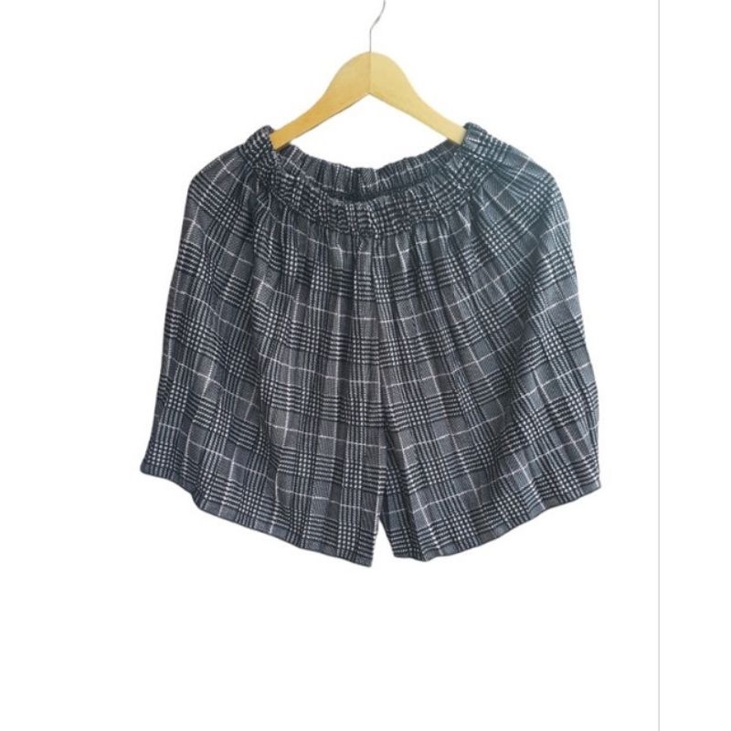 hotpants Plisket Hyget Motif Kotak Jumbo 30-100kg