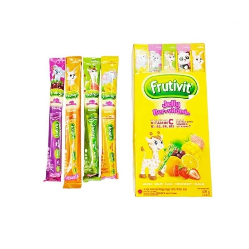 

FRUTIVIT Jelly Ber-Vitamin Dengan Ekstrak Buah Sumber Vitamin