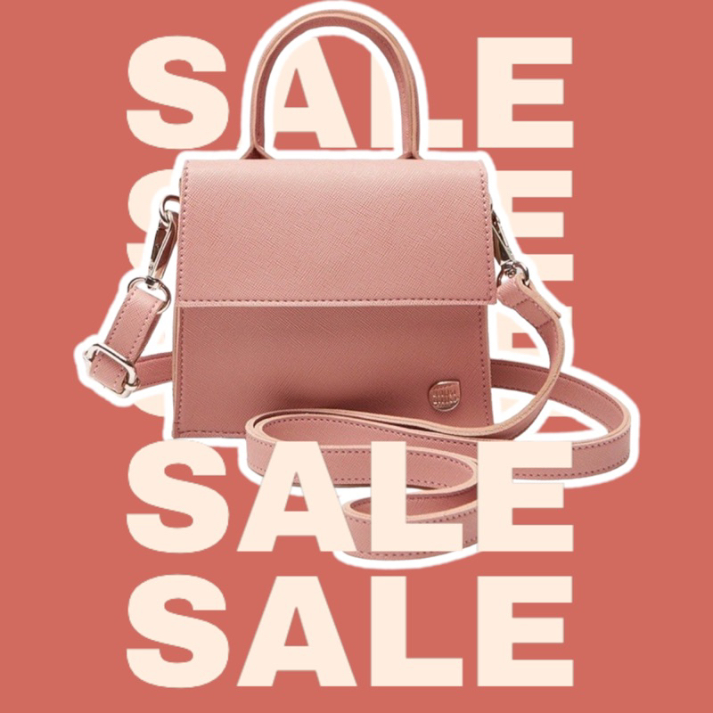 Tas Selempang Wanita Murah Promo Sale Brunbrun Paris Kynda Dusty Pink