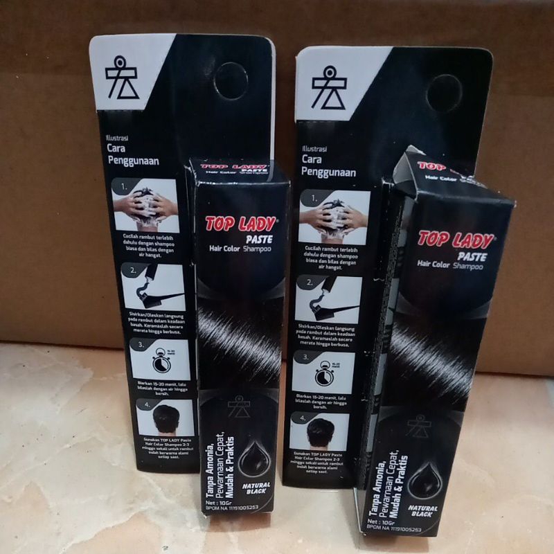 top lady paste hair color shampoo