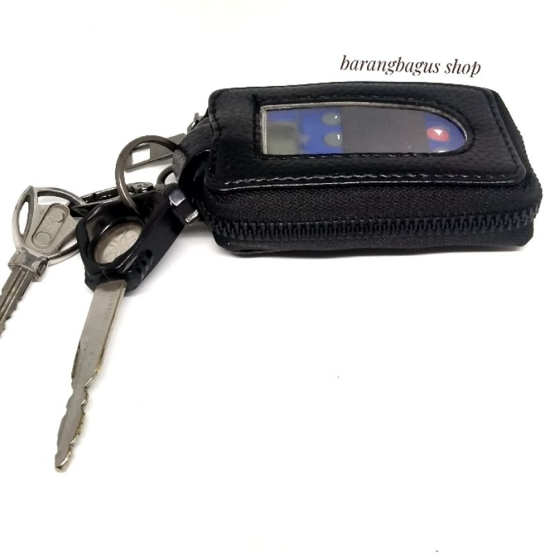 Dompet Hardcase Tempat Remote Mobil keyless Kulit Gantungan TOYOTA