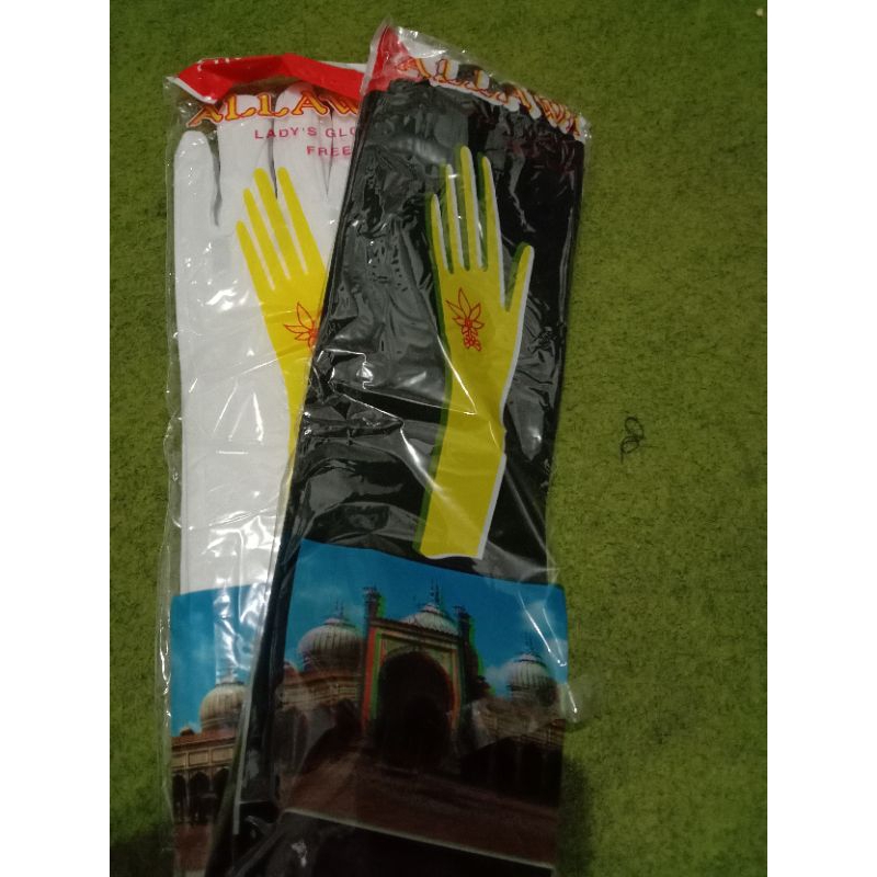 sarung tangan panjang muslimah