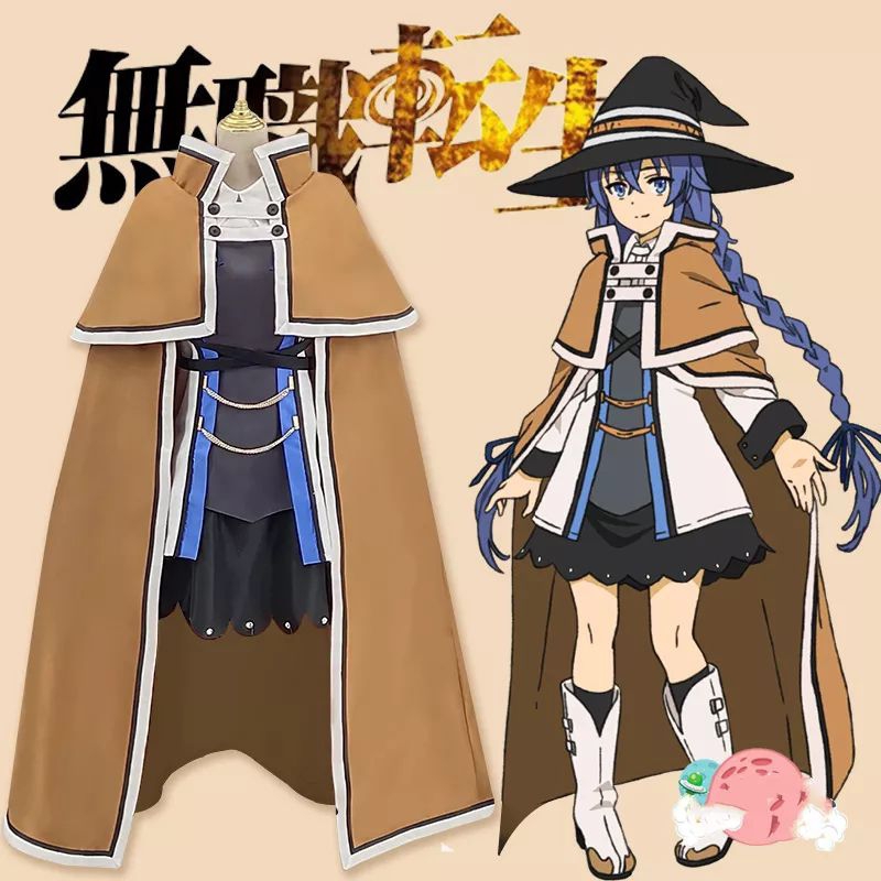 Cosplay Anime Mushoku Tensei Roxy Migurdia Greyrat Cosplay Kostum Halloween Natal Kostum