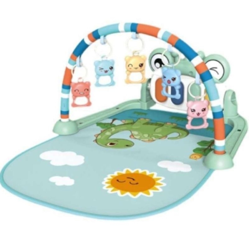 Baby Gym Playmate Alas Matras Mainan Music Piano Play Set Edukasi Bayi