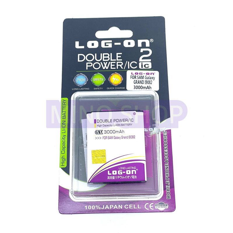 BATERAI SAMSUNG GALAXY GRAND DUOS GT-i9082 -DOUBLE POWER MERK LOG ON ORIGINAL