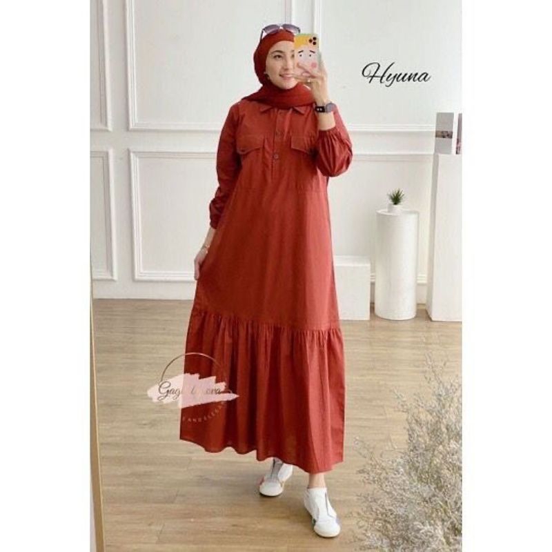 GAMIS RAYON saku/gamis rayon polos