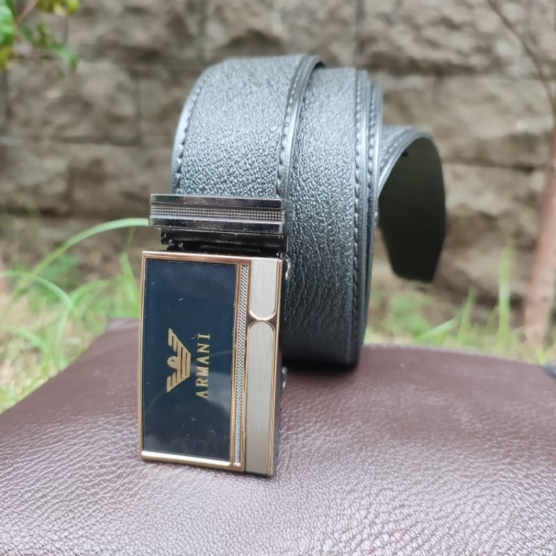 Ikat Pinggang Pira Rell Lebar 3.5 Cm | Sabuk Cowok Kepela Rell Import