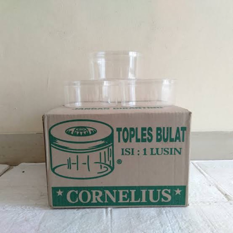 Toples kue kering nastar cornelius bulat plastik 400-500 gram