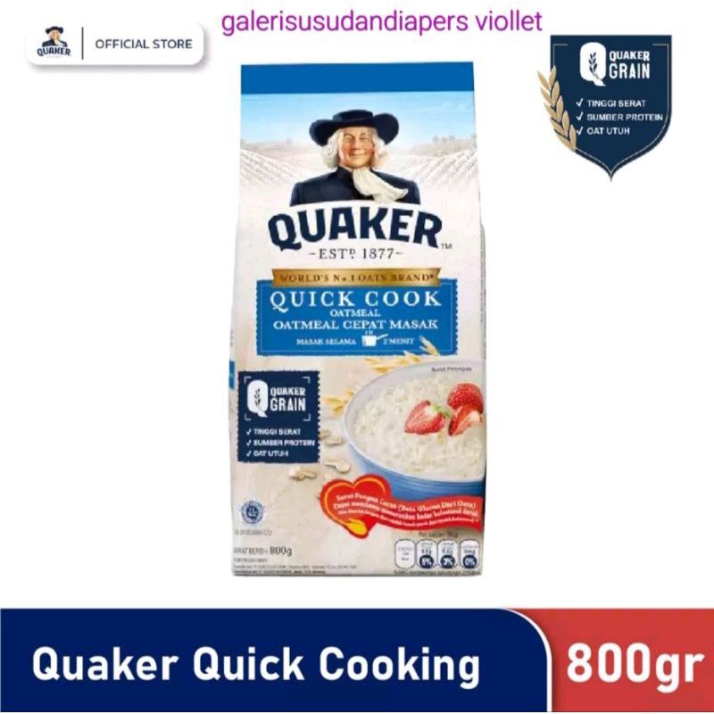 

Quaker Quick Cooking Oatmeal 800gr